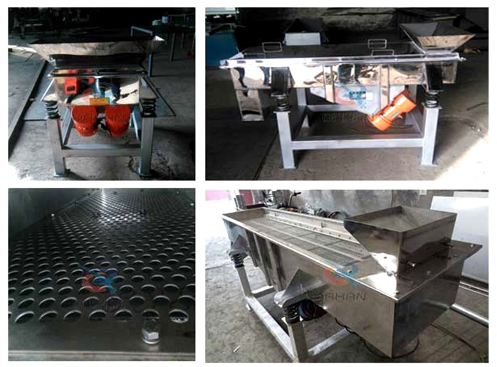 不銹鋼直線篩分機細節