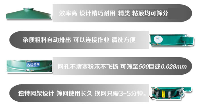 振動(dòng)篩分機(jī)特點(diǎn) 振動(dòng)篩分機(jī)特點(diǎn)